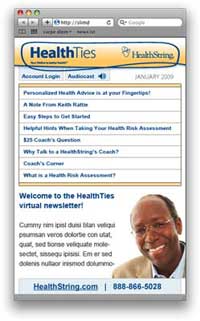 Health Ties Mobile Screenshot
